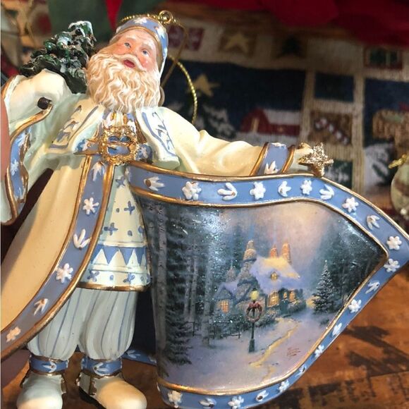 ☃️Thomas Kincaid Set of Three ornament collection from 2003. With original tags. - Picture 4 of 11